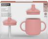 Suavinex чашка силиконовая 3 в 1 Colour Essence рожева 402900bbg