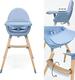 Kinderkraft стільчик для годування 2 в 1 Fini 2 Nordic Breeze KHFINI02NOR0000