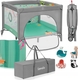 Lionelo манеж Mille Plus Grey Green LO-MILLE PLUS GREY GREEN