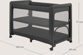 Lionelo кроватка-манеж 5в1 Patty Grey Graphite LO-PATTY GREY GRAPHITE