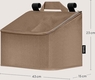 Lionelo органайзер для ліжечка Sidepocket Medium Beige LO-SIDEPOCKET MEDIUM BEIGE