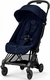 Cybex прогулочная коляска Coya Matt Black Rebellious Luxury Denim Blue з сумкою 525000533bbg
