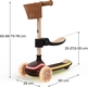 Kinderkraft самокат 2в1 Raket Up Beige KRRAUP00BEG0000