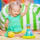Bright Starts дзига музична "Press & Glow Spinner" 10042