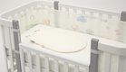 SONTO комплект демісезонної постелі Sleepset 120х60 см 63 см 0-3 місяці Ванільне молоко із заокругленими кутами 0156