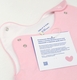 SONTO комплект демісезонної постелі Sleepset 120х60 см 63 см 0-3 місяці Кремова троянда із заокругленими кутами 0164