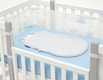 SONTO комплект демісезонної постелі Sleepset 120х60 см 63 см 0-3 місяці Сталева блакить із заокругленими кутами 0188