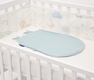 SONTO комплект літньої постелі Sleepset 120х60 см 63 см 0-3 місяці М'ятний крем з прямими кутами 0228