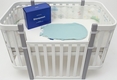 SONTO комплект літньої постелі Sleepset 120х60 см 63 см 0-3 місяці М'ятний крем із заокругленими кутами 0229