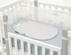SONTO комплект літньої постелі Sleepset 120х60 см 63 см 0-3 місяці Попелястий камінь із заокругленими кутами 0237