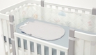 SONTO комплект літньої постелі Sleepset 120х60 см 63 см 0-3 місяці Попелястий камінь із заокругленими кутами 0237
