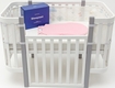 SONTO комплект демісезонної постелі Sleepset 120х60 см 63 см 0-3 місяці Кремова троянда із заокругленими кутами (розмір рухаючої стінки 75-78 см) 0530