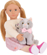 Our Generation кукла Шила с котёнком Сэмми и аксессуарами 46 см BD31579Z