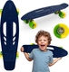 MoMi скейтборд Qkids Galaxy lemon DESK00006