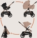Lionelo універсальна коляска 3в1 Carmine 3IN1 BEIGE SAND LO-CARMINE 3IN1 BEIGE SAND