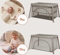 Lionelo ліжечко-манеж Mila BEIGE TAUPE LO-MILA BEIGE TAUPE