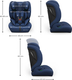 Kinderkraft автокрісло Comfort Up 2 Plus i-Size Navy KCCOUP02NAVPL00