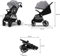 Kinderkraft прогулянкова коляска Grande 2 Grey KSGRAN02GRY0000