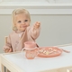 Chicco слинявчик з рукавами Pink 16302.15