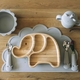 FreeON силіконовий килимок для годування дитини Lion grey 46378vsg