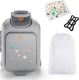 Kinderkraft детский чемодан-каталка Cabby Grey KACABB00GRY0000