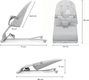 Kinderkraft шезлонг-качалка Mimi Light Grey KBMIMI00LGR0000