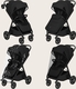 Lionelo прогулянкова коляска Bett BLACK ONYX LO-BETT BLACK ONYX