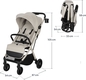 Lionelo прогулянкова колска Cloe Plus BEIGE SAND LO-CLOE PLUS BEIGE SAND