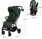 Lionelo прогулянкова колска Cloe Plus GREEN SAGE LO-CLOE PLUS GREEN SAGE