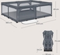 Lionelo манеж Florence XL Easy Fold GREY STONE LO-FLORENCE XL EASY FOLD GREY STONE