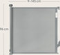 Lionelo захисний бар'єр Thea GREY CONСRETE LO-THEA GREY CONСRETE