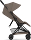 Cybex прогулочная коляска Coya Matt Black BLK Coconut Brown 526001503bbg