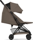 Cybex прогулочная коляска Coya Matt Black BLK Coconut Brown 526001503bbg