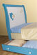 MyBaby ліжко підліткове з двома шухлядами Sea&Sky ваниль/голубой/беж 100706/06