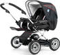 Emmaljunga коляска для двійні DOUBLE CITY CROSS PP Black-Red 27322em