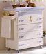 Micuna комод с пеленальным столиком и ванночкой NATURA B-873 Бело-голубой NATURA B-873 WHITE/BLU